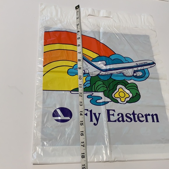 Vintage 70’s Eastern Airlines Plastic Shopping Bag - Picture 7 of 8